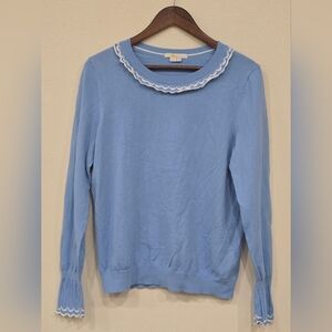 Boden Ruffle Neck Sweater